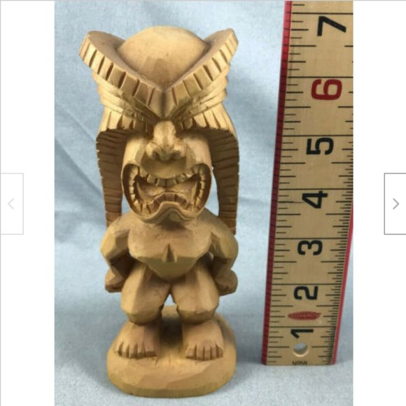Tiki of Love Resin Statue 7" Hawaii Idol Figure God - Picture 1 of 7